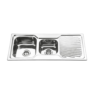 Dante S/S One And 3/4 Bowl Sink With Drainer