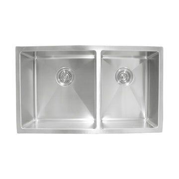 Impact S/S Round Corner Double Bowl Under Counter Sink