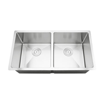 Impact S/S Round Corner Double Bowl Under Counter Sink