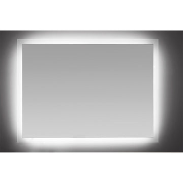 Anti Fog Mirror with LED (6000K) Backlit Light Emitting through Sand-Blasted Glass