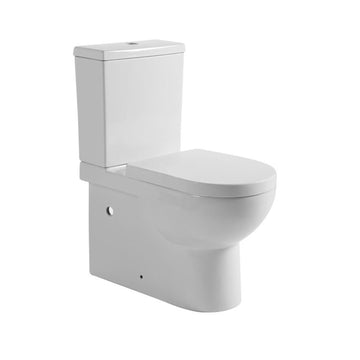 Qubi Wall Faced Rimless Toilet Suite