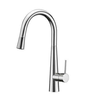 Curo and Jess Goose Neck Sink Mixer With Pull Out