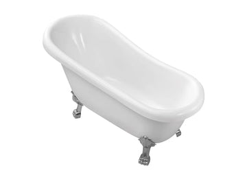 Monarch  High Back Bath With Chrome Claws 1550X700X800 Mm