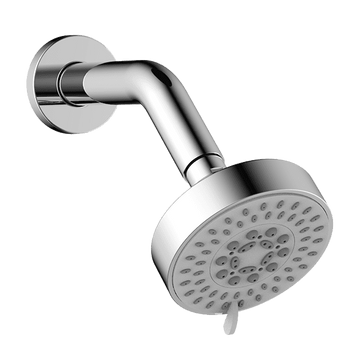 ABS 5 Function Round Shower with 190mm Arm